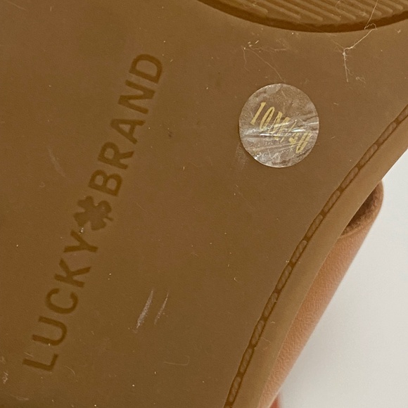 Lucky Brand T-Strap Flip Flop Knotted Sandal Size 10 - Picture 5 of 5